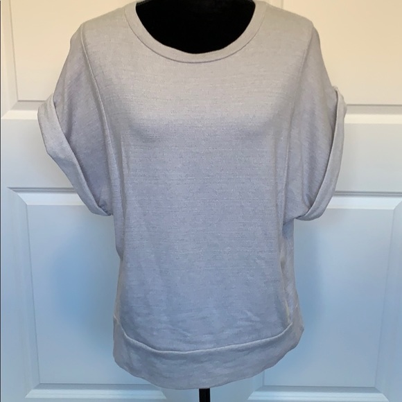 COS Tops - COS Top Sweatshirt with Leather Trim Pockets